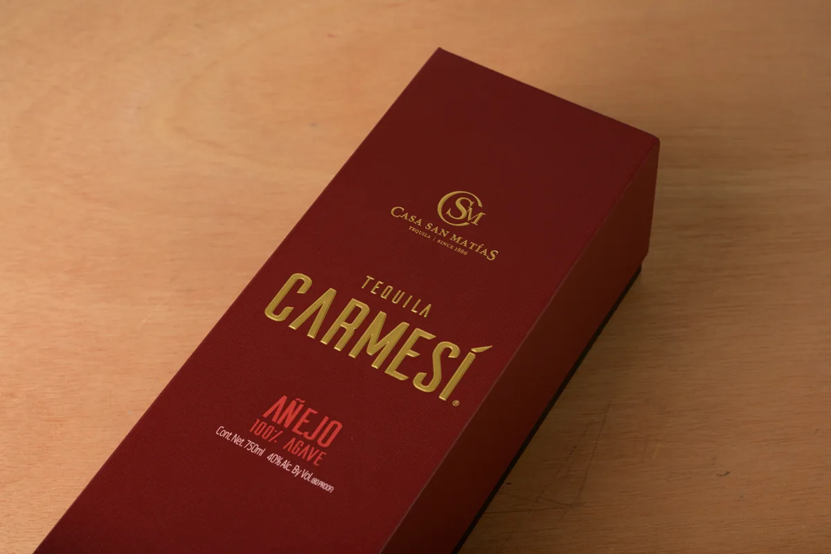Estuche de Casa San Matías – Carmesí Añejo, vista 3