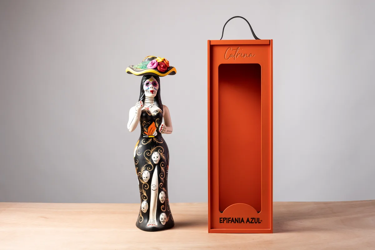 Estuche de Dos Artes — Epifanía Azul · Catrina, vista 2
